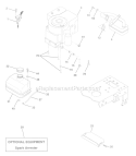 Page E Diagram and Parts List for WE12542E  Weed Eater Lawn Tractor